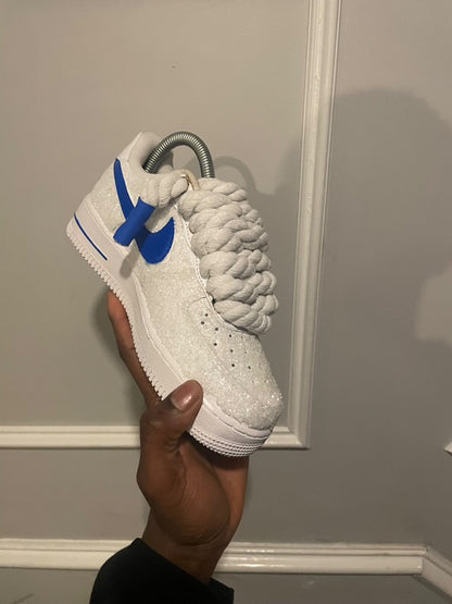 AF1 Blue Nike Tick