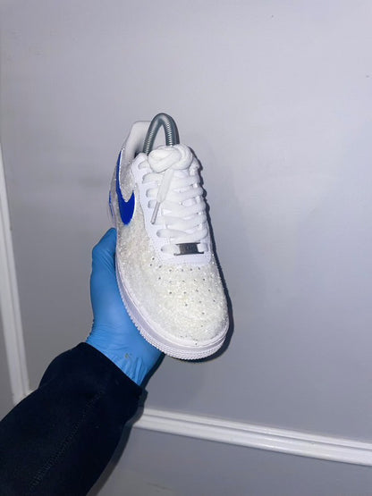 AF1 Blue Nike Tick