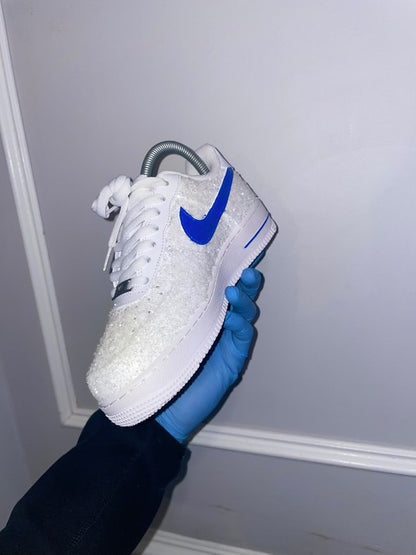 AF1 Blue Nike Tick